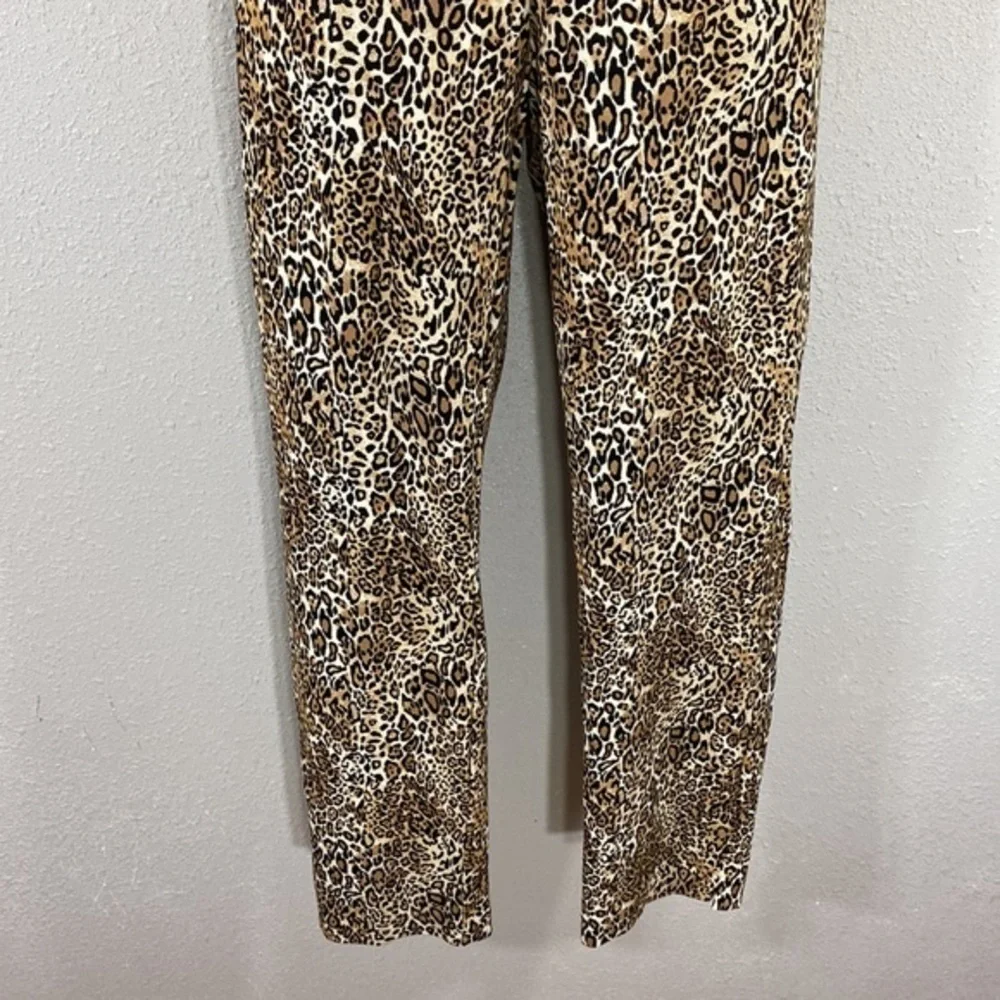 NWT Chico’s So Slimming Juliet Leopard-Print Ankle Pants 00 2